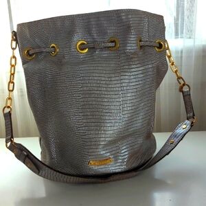 Tahari Vintage Silver & Gold Bag